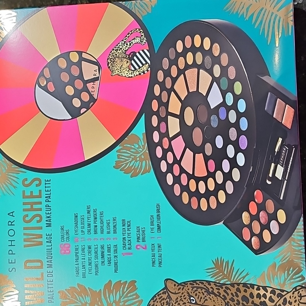 Sephora Wild Wishes Eyeshadow Palette - Bold Color Spectrum